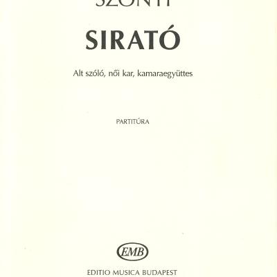 Sirató - Alt szóló, női kar, kamaraegyüttes
