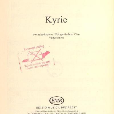 Kyrie - vegyeskarra