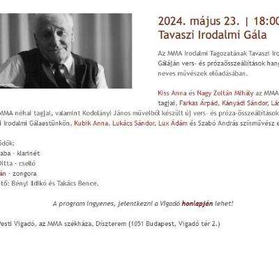 Koncert a Tavaszi Irodalmi Gálán