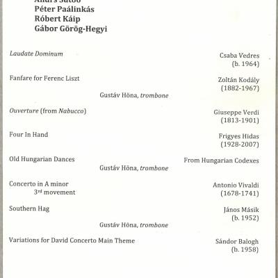 Concert KU School of Musik - The University of Kansas