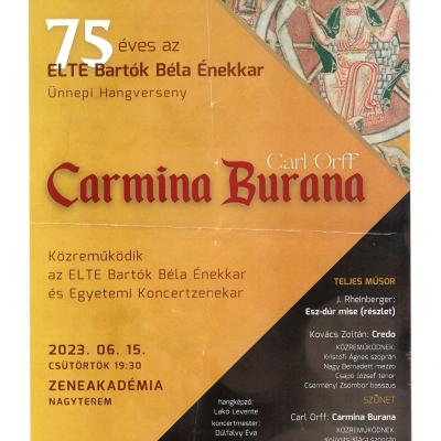 Credo - az ELTE Bartók Béla Énekkar ünnepi hangversenyén
