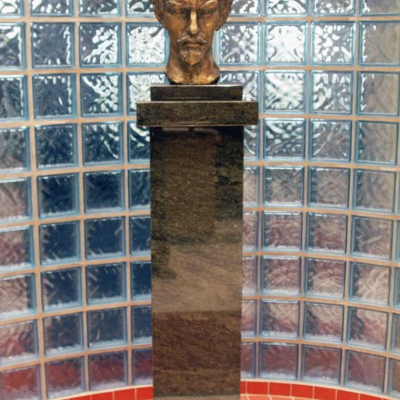 Petőfi Sándor bronzfej