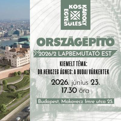 Országépítő folyóirat 2026/2 – Lapbemutató est