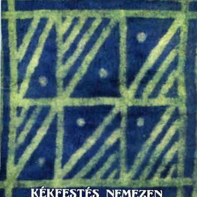 Kékfestés nemezen: Ecsetes mintázás