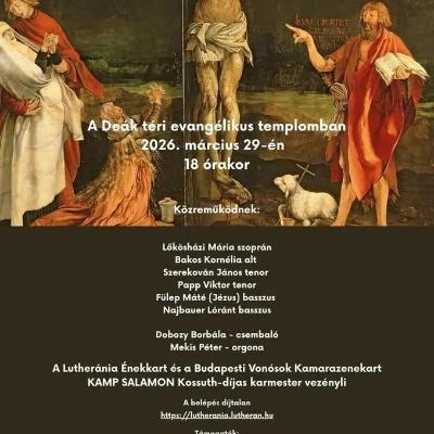 J. S. Bach: János-passió (BWV 245) 2026. március 29-én