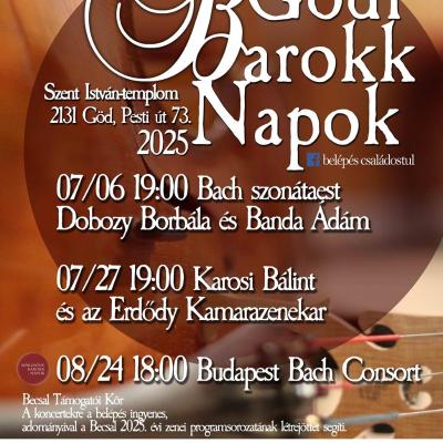 Bach szonátaest a Gödi Barokk Napokon