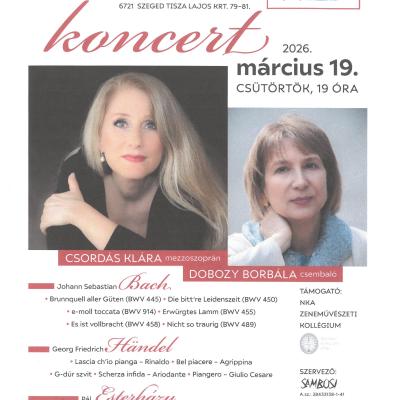 Koncert J. S. Bach, G. F. Händel és P. Esterházy műveiből