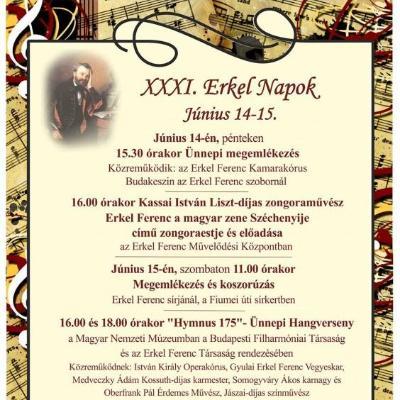 Ünnepi hangverseny - "Hymnus 175" a 31. Erkel Napok alkalmából a Magyar Nemzeti Múzeumban