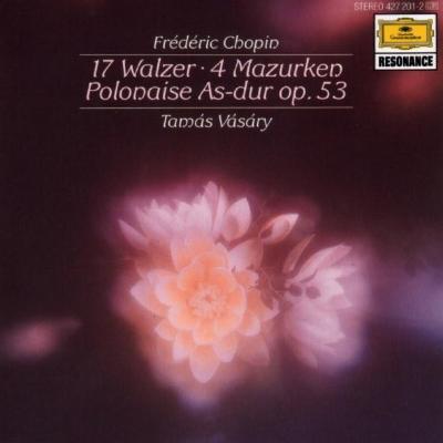 Frédéric Chopin: 17 Walzer, 4 Mazurken, Polonaise As-dur op. 53 - Tamás Vásáry, piano