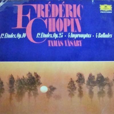 Frédéric Chopin: Etudes op. 10, 23, 4 Impromptus, 4 Ballades - Tamás Vásáry, piano