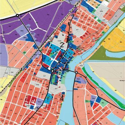 Sárospatak beépítési, majd rendezési terve