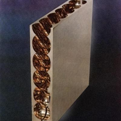 Kettős bronz plasztika II.