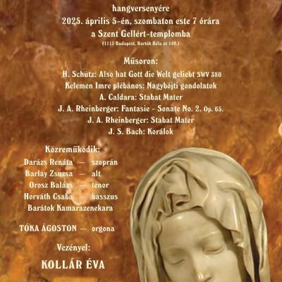 A Budapesti Monteverdi Kórus hangversenye a Szent Gellért-templomban