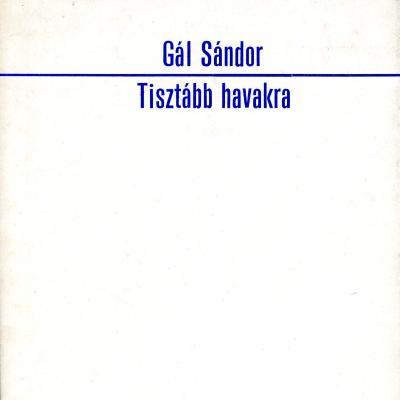 Tisztább havakra: versek