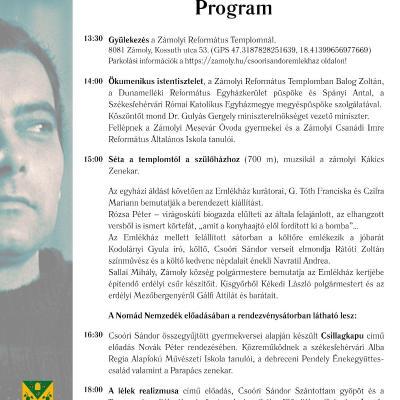 Csoóri Sándor Emlékház átadó ünnepsége