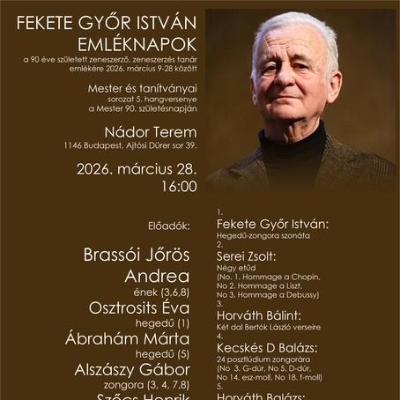 Fekete Győr István Emléknapok // Mester és tanítványai sorozat 5.