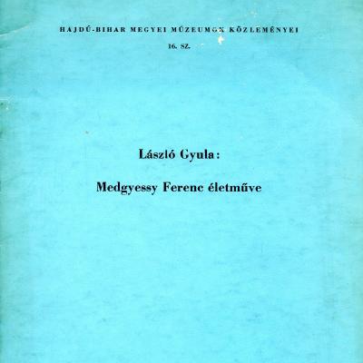 Medgyessy Ferenc életműve