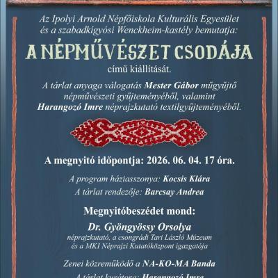 A népművészet csodája - kiállításmegnyitó