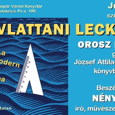 Távlattani leckék – Orosz István könyvbemutatója