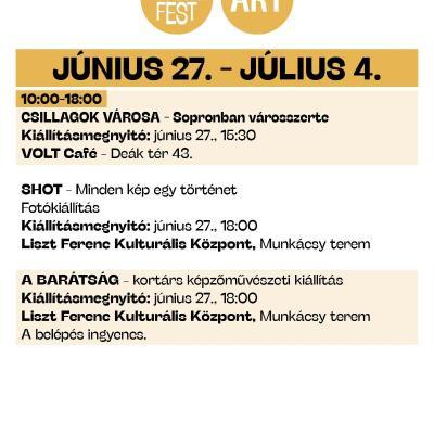 SopronFest // A BARÁTSÁG - kortárs képzőművészeti kiállítás – megnyitó