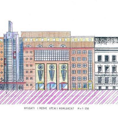 Medve utcai szabadidőközpont és iskola ajánlatiterv