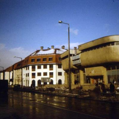 Rákóczi utcai lakóház és üzletek