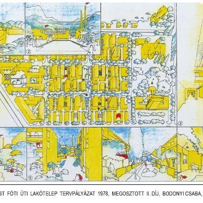 Fóti út lakótelep (tervpályázat)