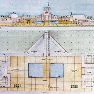 Nigéria, 20.000 fős város ideálterve