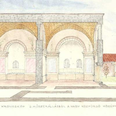 Aquincumi múzeum és romterület helyreállítása, bemutatás: Birkózó mozaikos fürdő, múzeumi kiállítás, basilica és palaestra, új pénztár, fórum, lakóházak, harmadik közfürdő