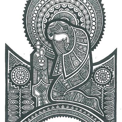 Grafikai kompozíciók sirató témákhoz, mondák, balladák rajzai