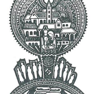 Grafikai kompozíciók sirató témákhoz, mondák, balladák rajzai