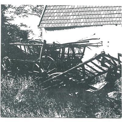 Pusztuló tanyák sorozat (szerigráfia)