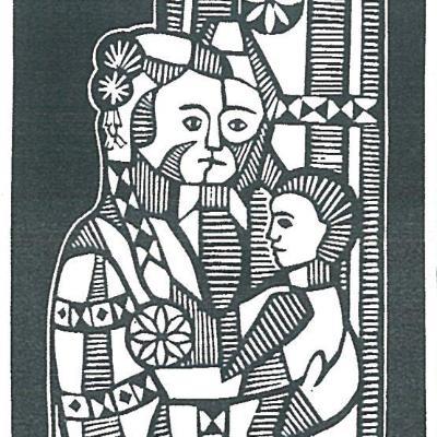 Linóleum metszetek, ormánsági témák