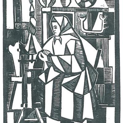 Linóleum metszetek, ormánsági témák