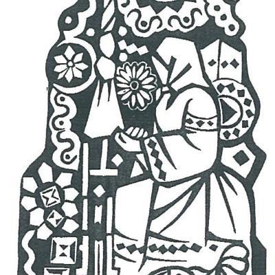 Linóleum metszetek, ormánsági témák