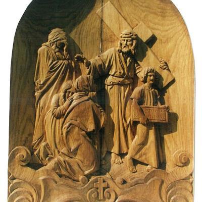 Barokk faragott tárgyak (tabernákulum, ambó, főpapi székek, posztamensek, konzolok, stációkeretek)